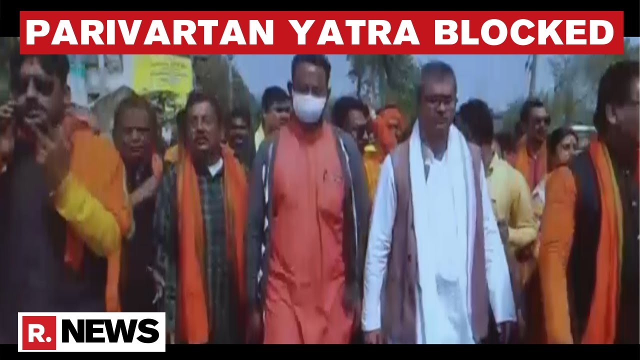 Violent Clashes Erupt As Bengal Police Block BJP&rsquo;s Rath Yatra In Murshidabad