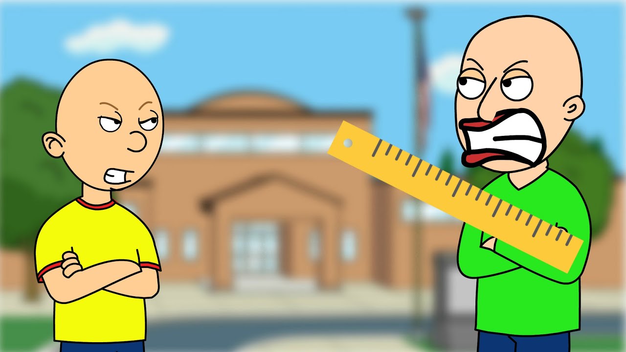 Caillou Escapes Baldi's Basics Detention/Ungrounded