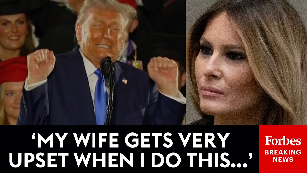 Trump Uses AL Graduation Speech To Mock Trans Athletes Despite Melania Not Liking When He Does That