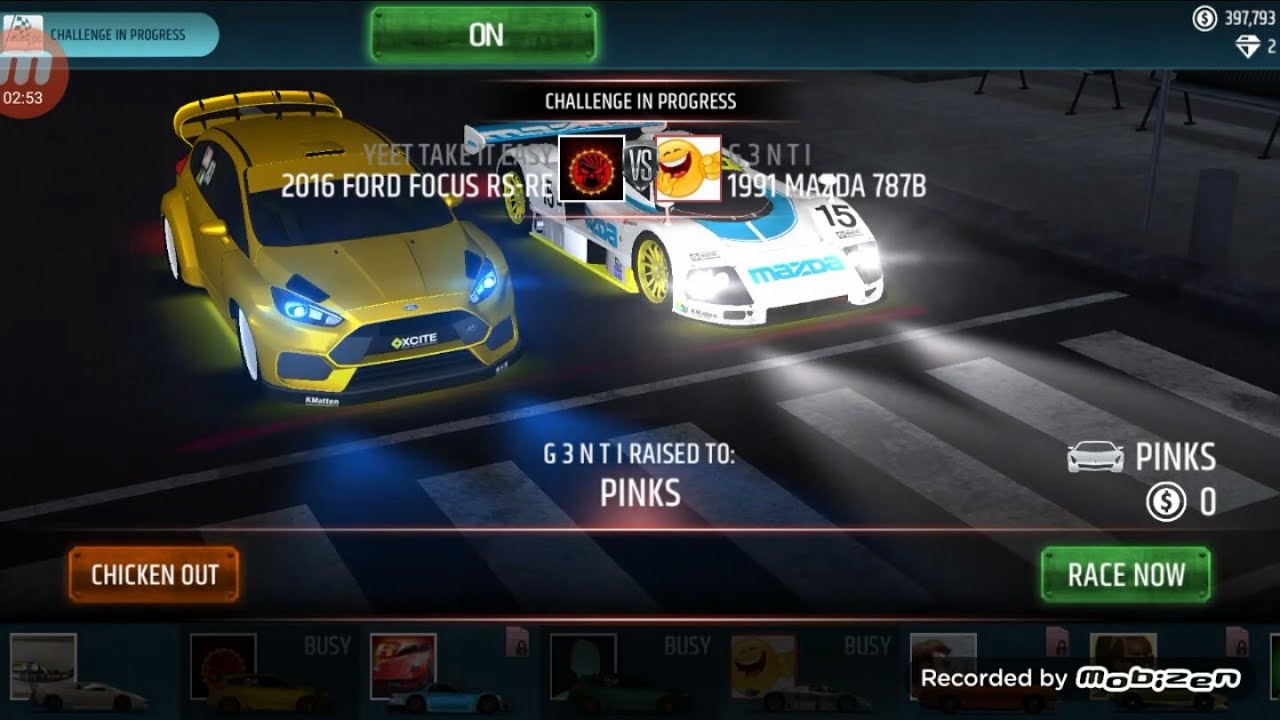 WHO WON? (RACING RIVALS PINKS)