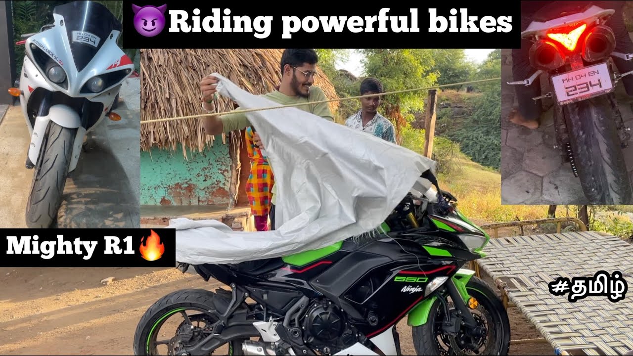 😈Riding powerful bikes Mighty R1🔥|  😍Hayabusa delivery💥| TTF | tamil |