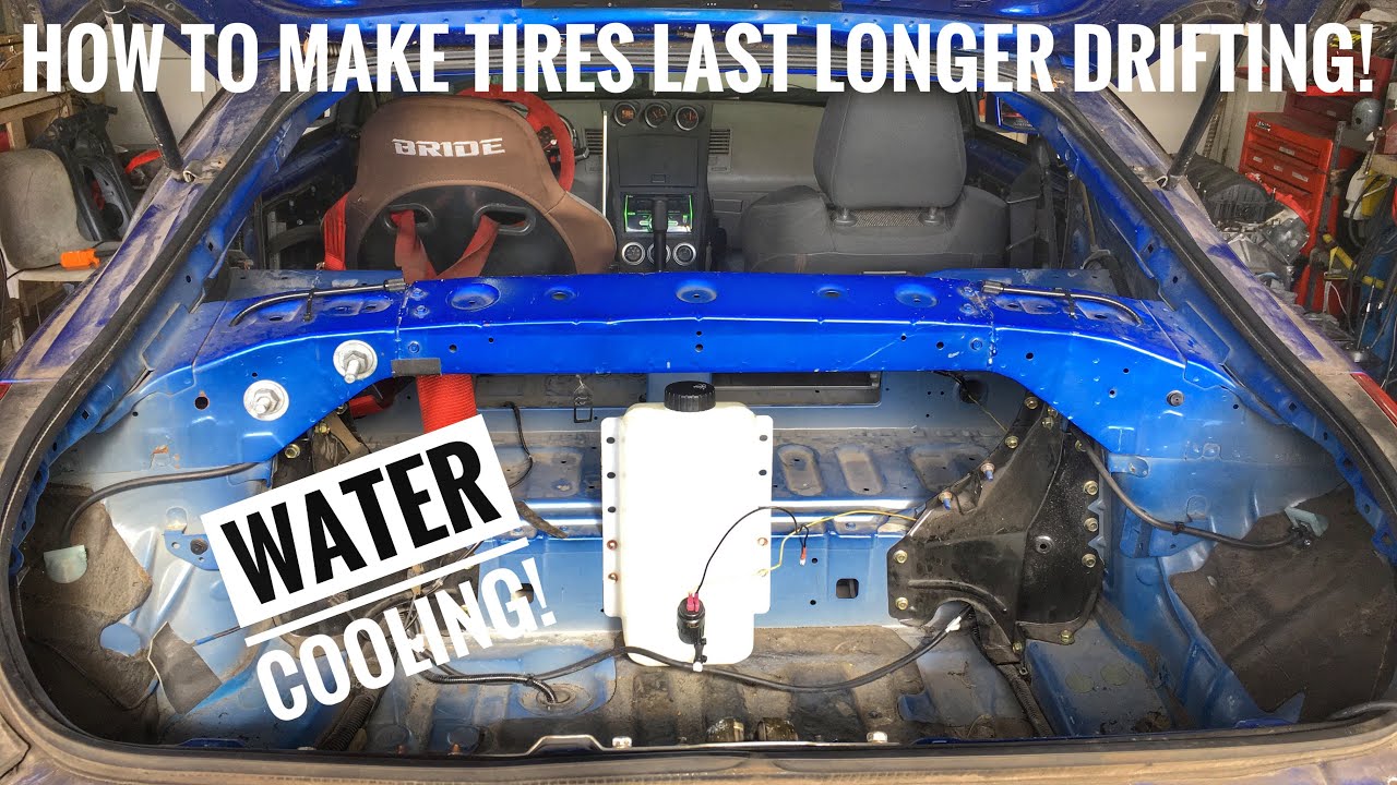 Budget Tire Water Cooler! Under $17 Makes Tires Last Longer Drifting.
