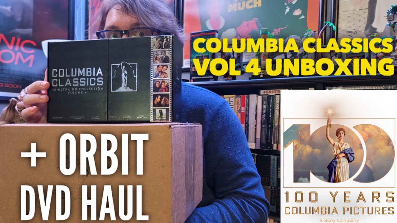 Распаковка 4 тома Columbia Classics + покупки DVD от Orbit #physicalmedia #4kultrahd