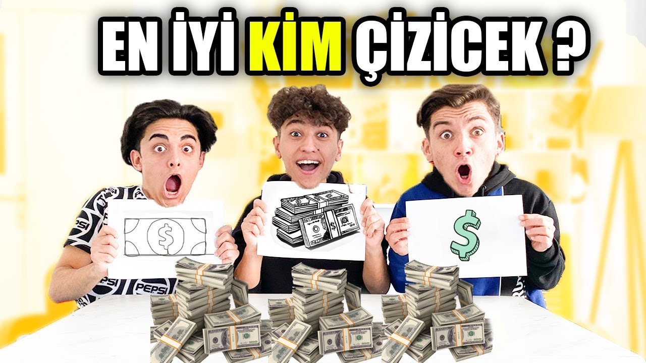 EN İYİ ÇİZEN KAZANIR CHALLENGE! (Fatih Can Aytan, Burak Memiş)