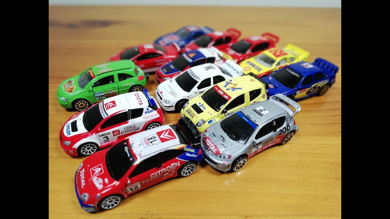 MAJORETTE 1:64 WRC  TOY CARS Citroën Peugeot Renault SUBARU TOYOTA