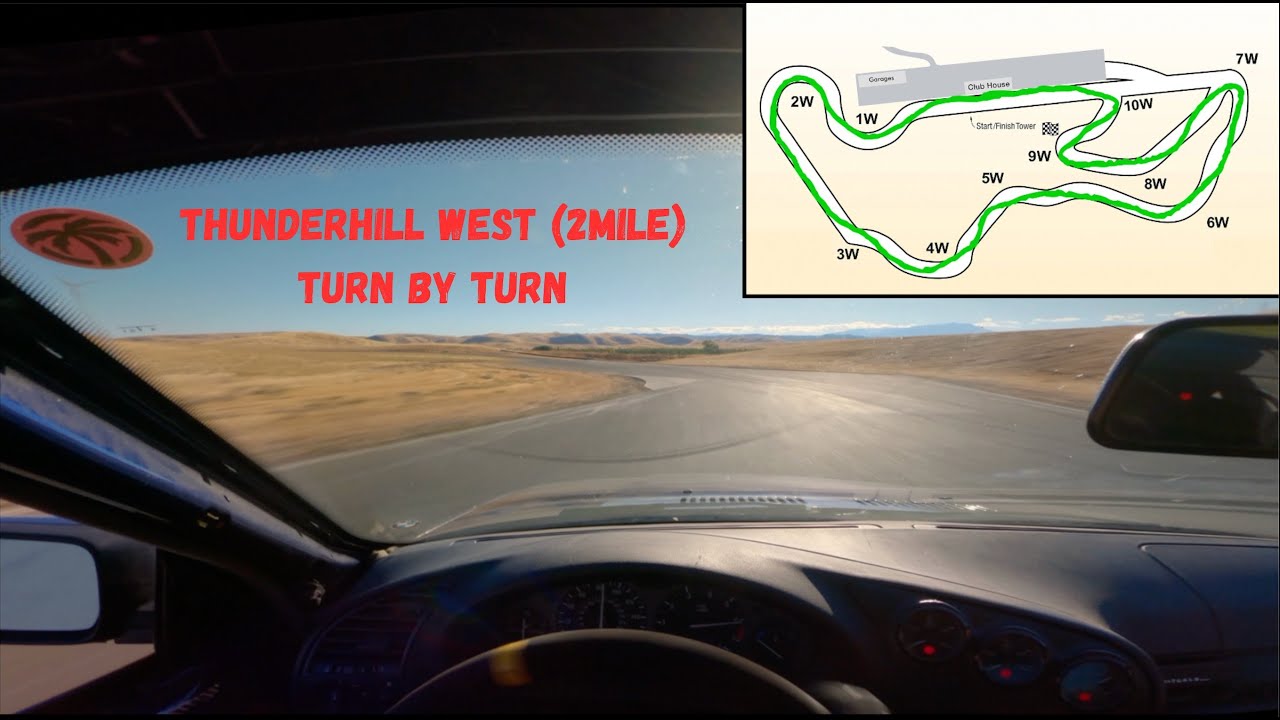 Turn By Turn Of Thunderhill West Course