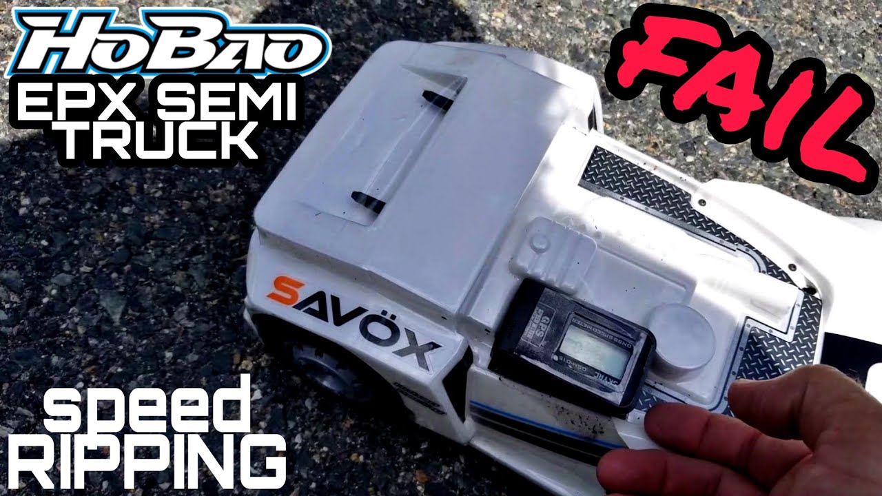 HoBao EPX SkyRC GPS SPEED RUN Part 2