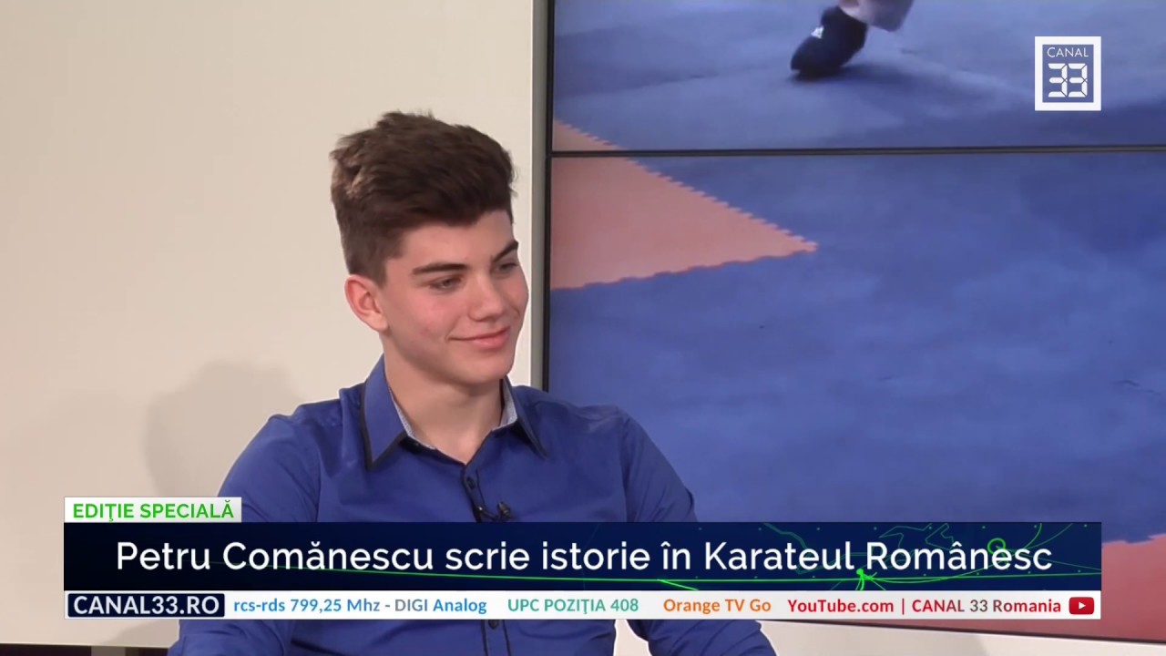 Petru Comănescu - Medalia de aur la Karate WKF