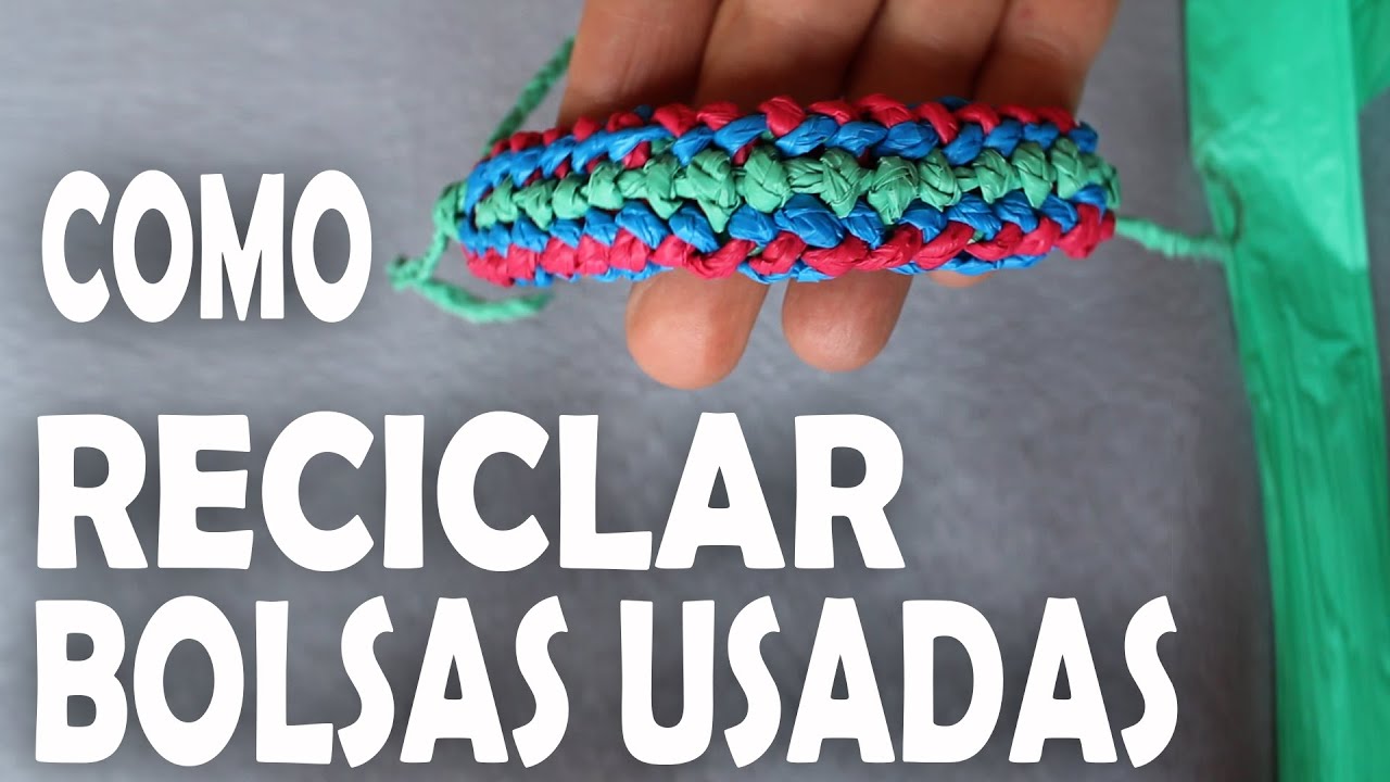 Para Ganar Dinero Puedes Hacer Pulseras con Bolsas de Plastico Reciclable y Venderlas