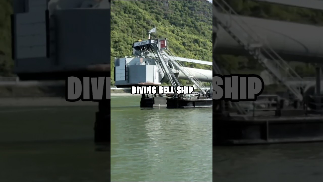 Diving Bell ship, o navio que permite andar no fundo do rio sem se molhar. #navio #campanula