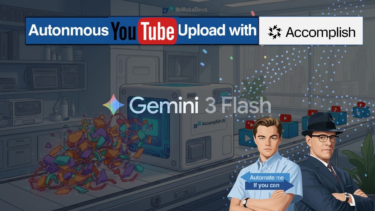 Automate Me If You Can Accomplish AI Demo  | Autonomous YouTube Upload with Accomplish | 5 Min Video
