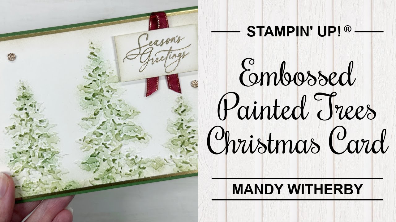 Unboxing NEW Sept-Dec 2024 Mini Catalogue Products & Embossed Painted Trees Christmas Card