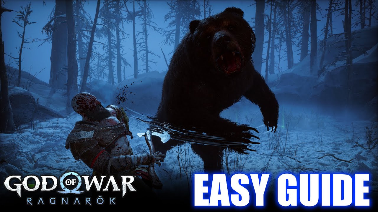 Эпическая битва с боссом-медведем Бьорном &mdash; God of War Ragnarok Easy Guide