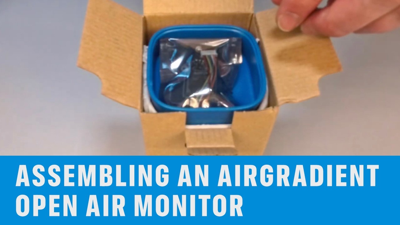 Assembling an AirGradient Open Air Monitor