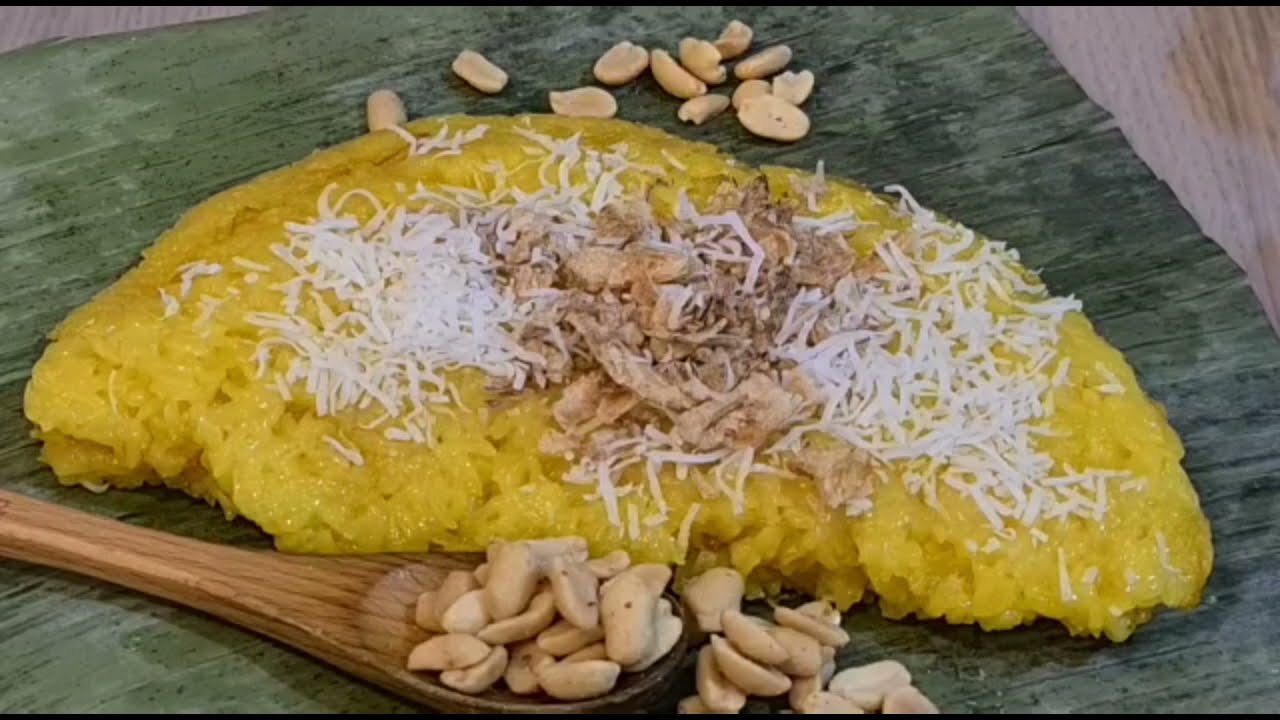 ဆီထမင်း ချက်နည်း (Burmese Yellow Sticky Rice)