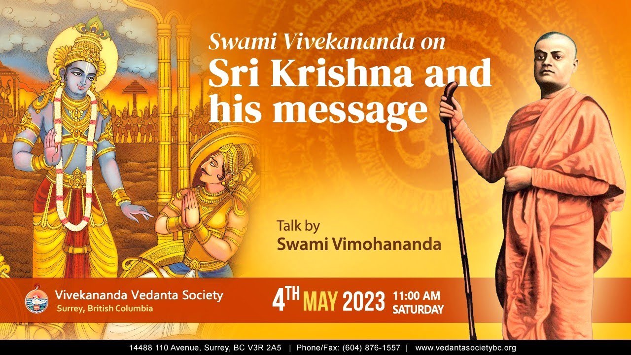Sri Krishna and his Message (according to Vivekananda) Swami Vimohananda