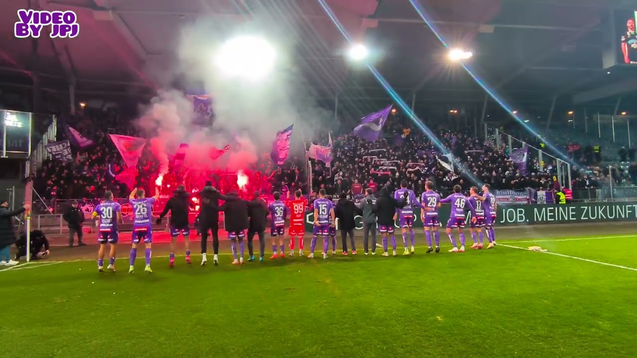Sturm Graz - Austria Wien (0:2) / 01.02.25 / Spieler & Mannschaft feiern / Cup