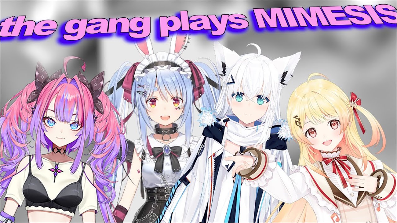 Mimesis with Fubuki, Pekora, Kanade & Vivi EN SUBS