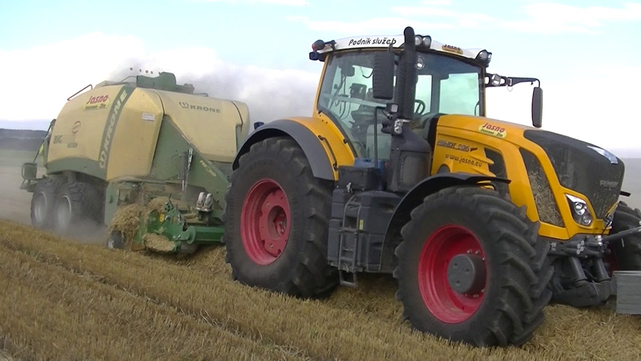 Fendt 936 + Krone Big Pack 1290 + Pre Chop