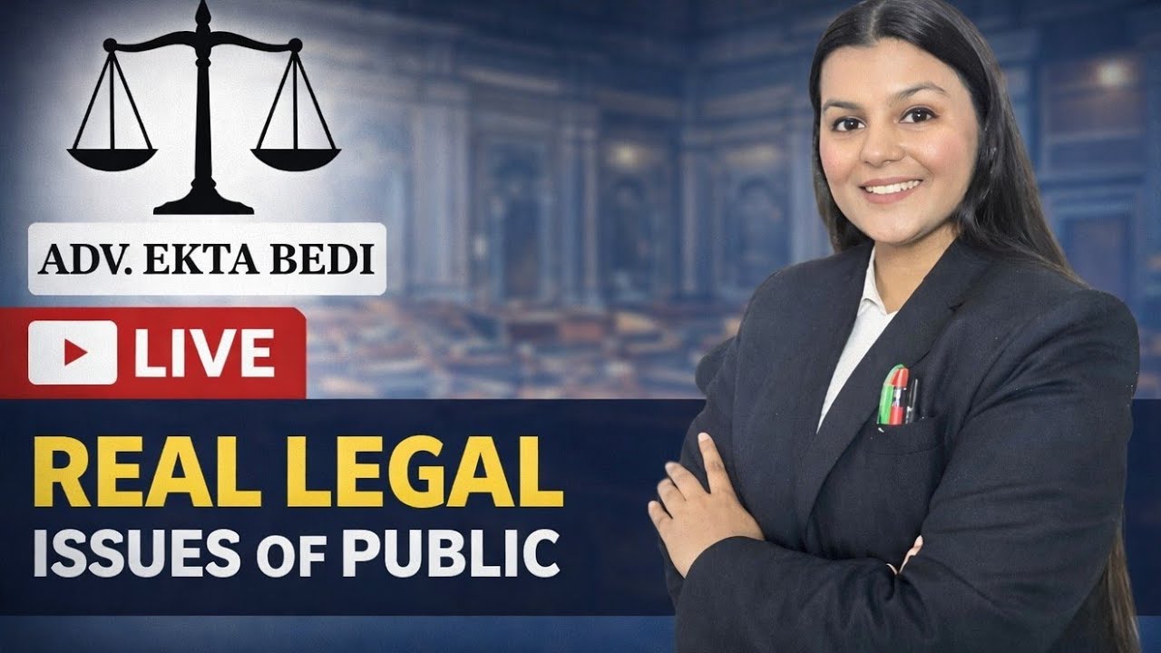 Facing Legal Problems? Get FREE Legal Advice LIVE | Adv. Ekta Bedi #indianlaw #legalawareness #law 
