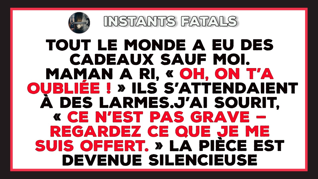 Au Dîner De Noël, Ma Famille A Offert Des Cadeaux À Tout Le Monde Sauf À Moi — Puis J’ai Révélé ...