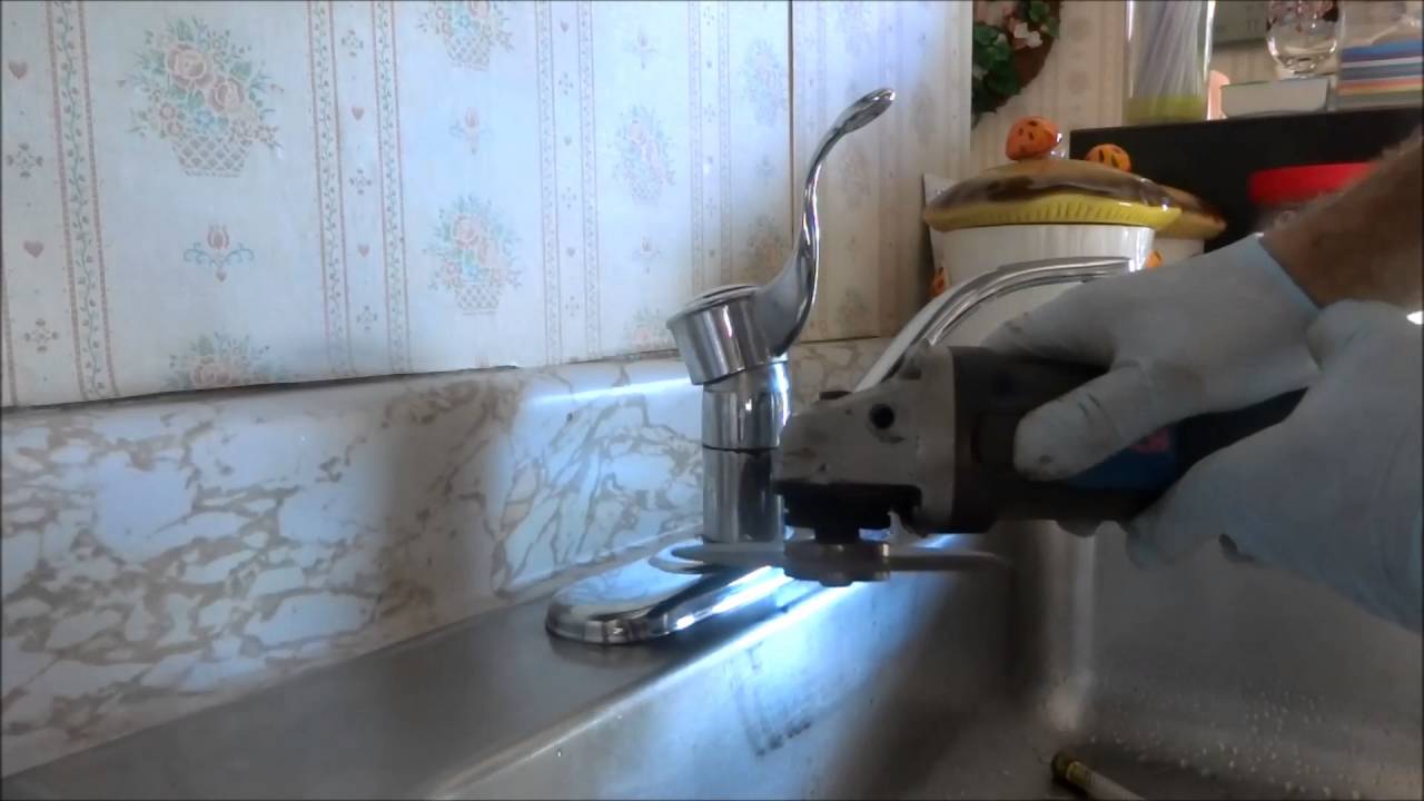 трудно заменить кран для кухонной мойки