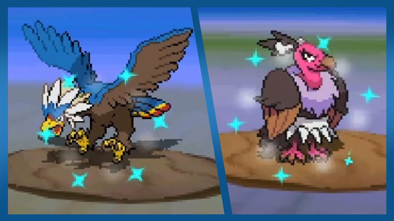 | LIVE | Shiny Braviary and Mandibuzz in Pokémon Black 2 and White 2