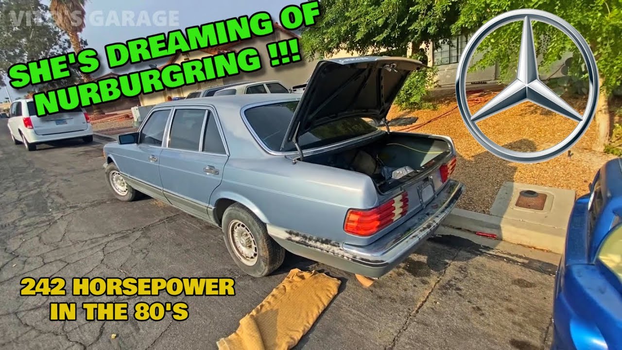Delivering, Cleaning and Installing a New Fuel Tank on 1985 Mercedes 500SEL!