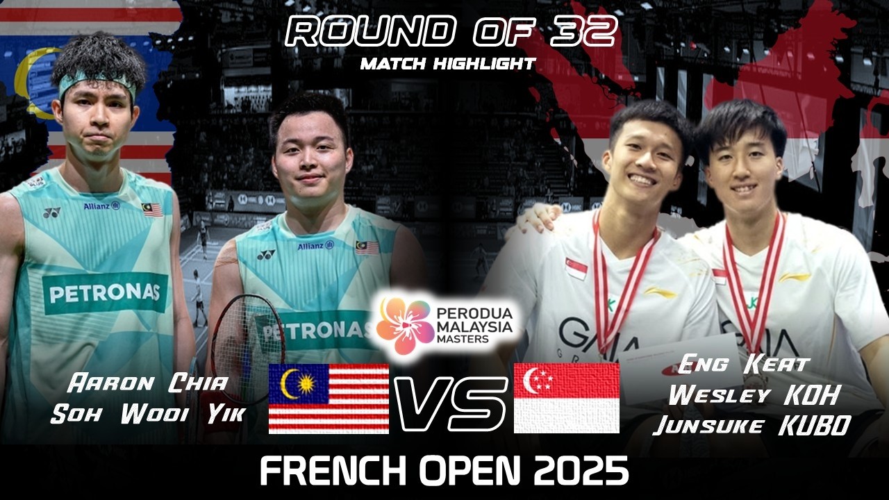 Aaron Chia /Soh Wooi Yik vs Eng Keat Wesley KOH /Junsuke KUBO | Malaysia Masters 2026 Badminton
