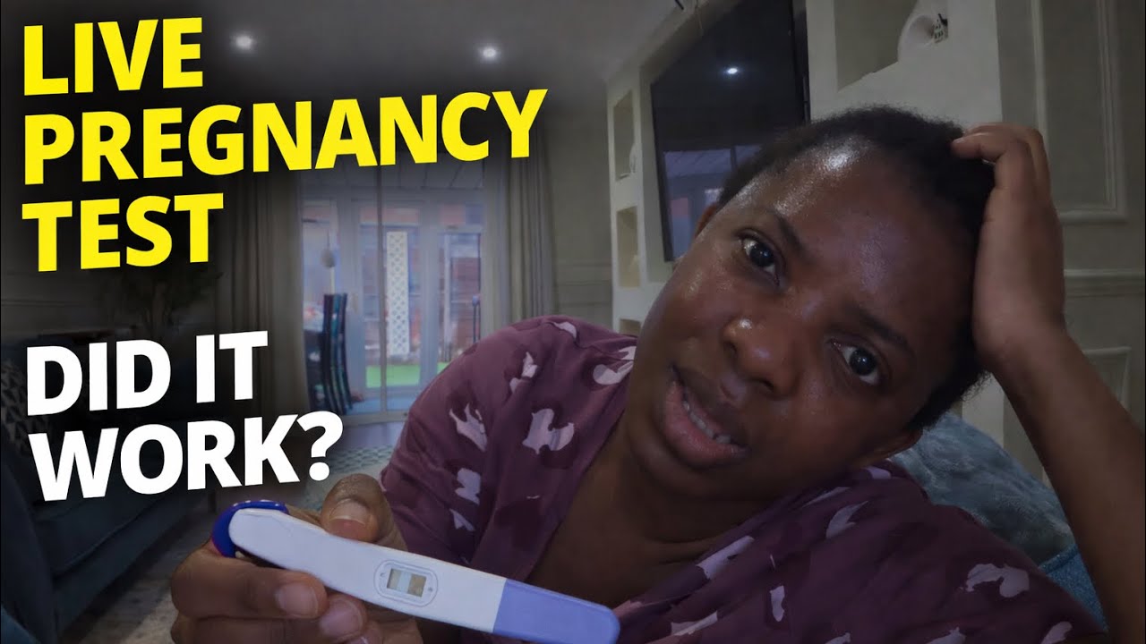 LIVE PREGNANCY TEST | DAY 14 PAST FROZEN EMBRYO TRANSFER | bwwwm | interracial couple 