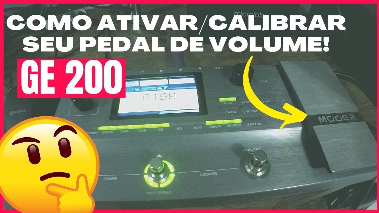 MOOER GE200 // Volume pedal