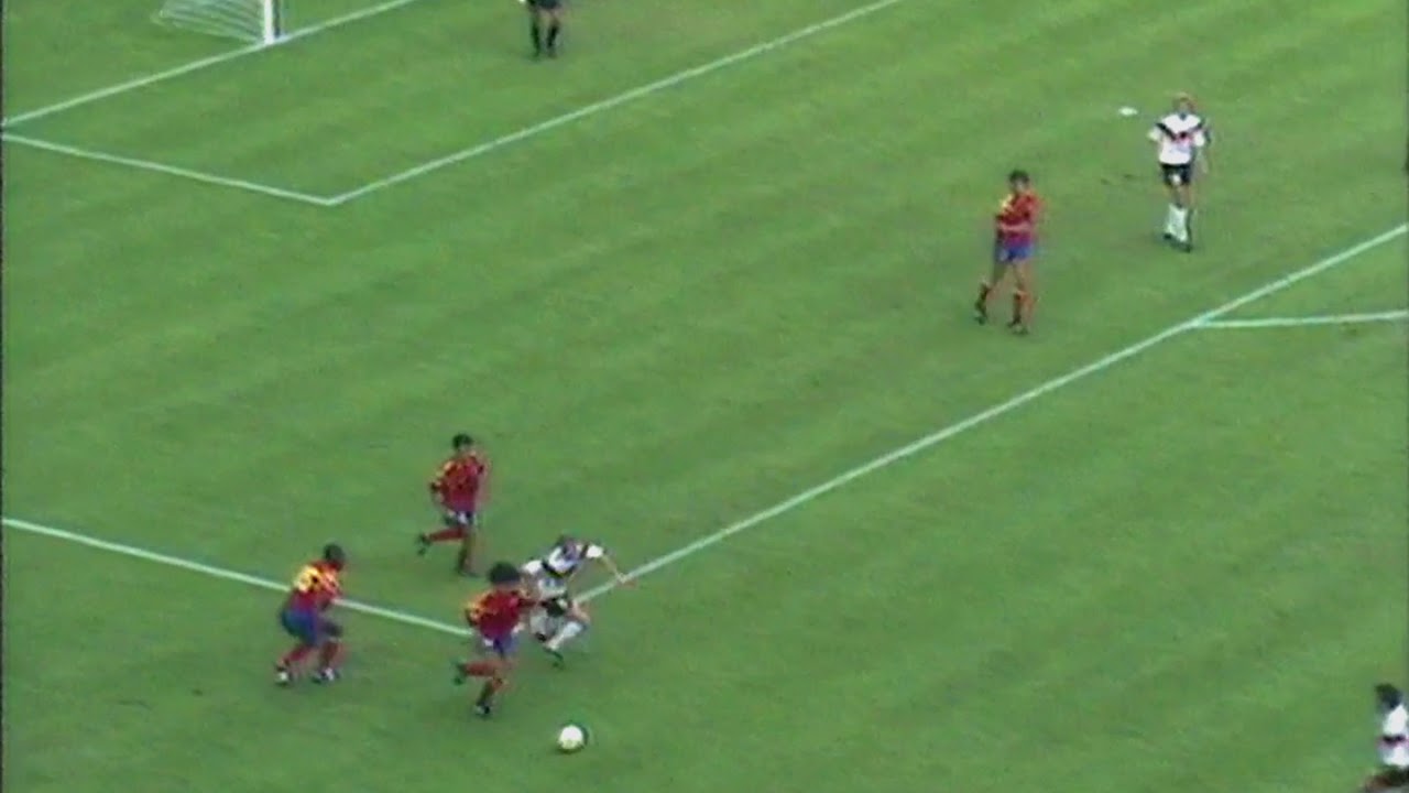 Colombia vs Alemania - Goles Mundial Italia 90 (Narracion Original)