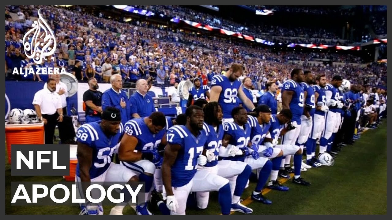 NFL apology over treatment of players' anti-racism protests