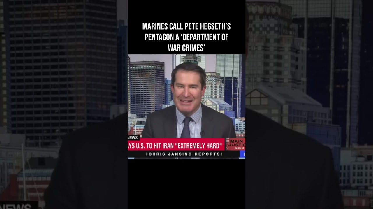 Marines Call Pete Hegseth&rsquo;s Pentagon a &lsquo;Department of War Crimes&rsquo;