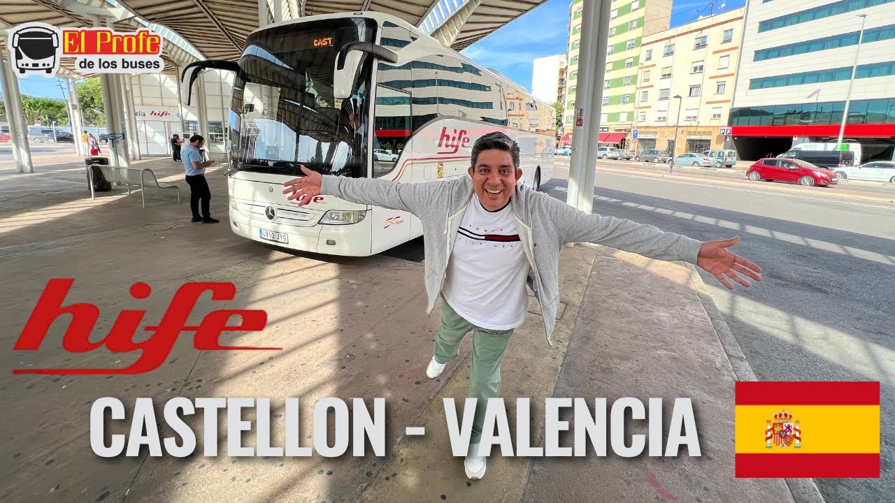 Castellon - Valencia en Autobús #autobuses #mercedesbenz #españa
