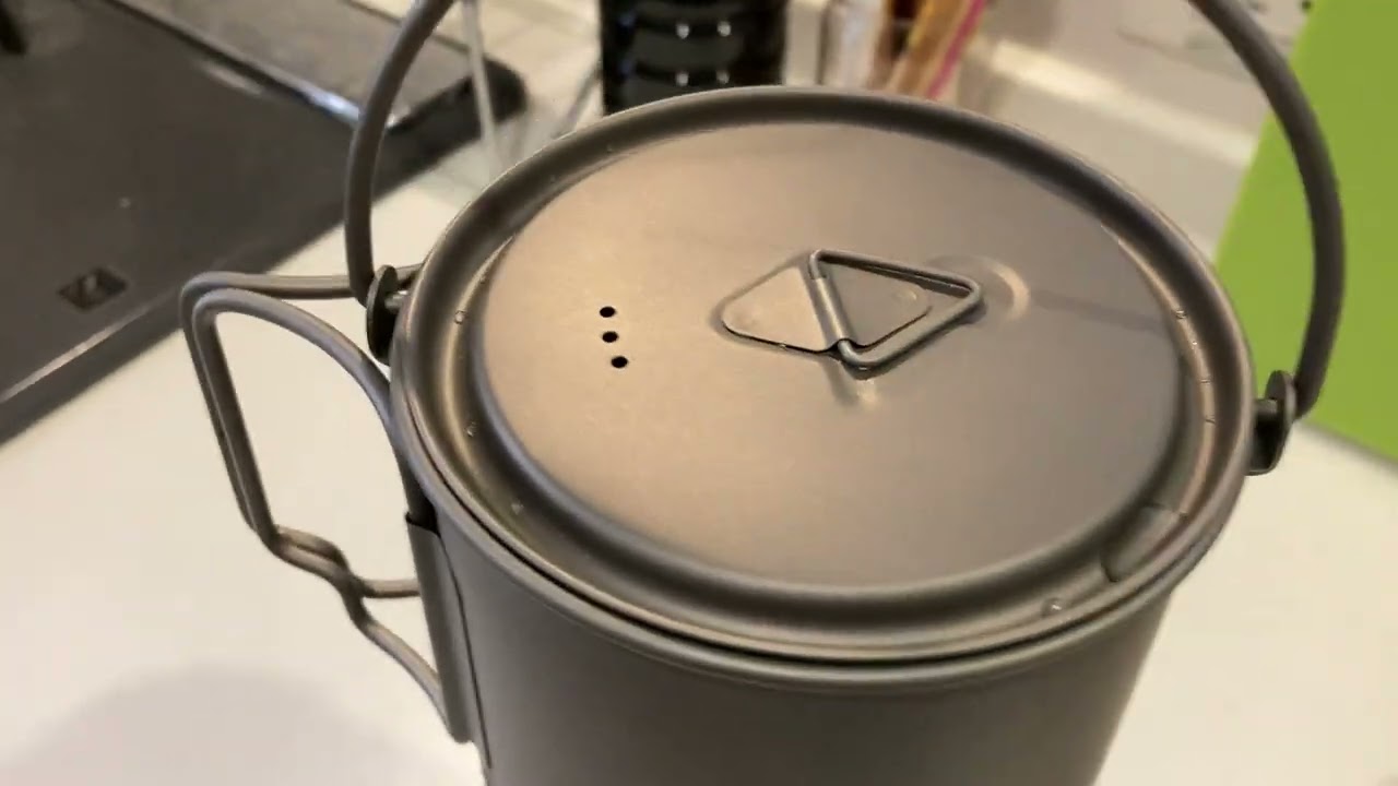 トークスのチタニウムポット買ったのでお湯沸かしてみた