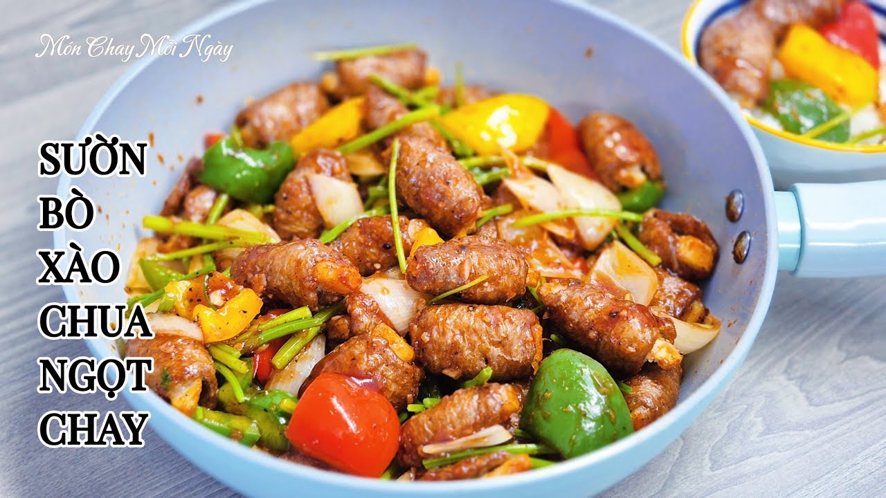 SƯỜN BÒ XÀO CHUA NGỌT CHAY - Đãi Tiệc Chay Ngon| Món Chay Mỗi Ngày| Vegetarian