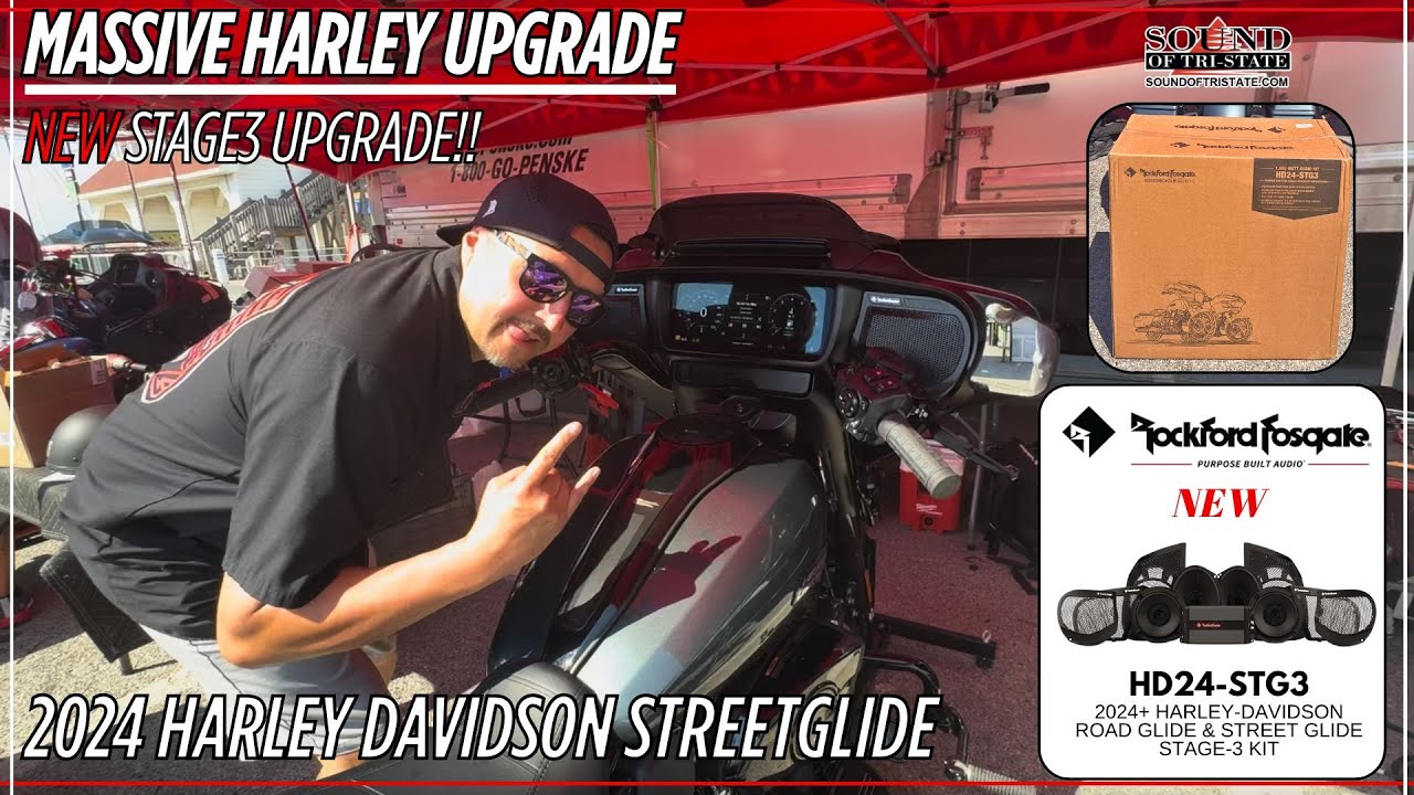 2024 Harley Street Glide | Rockford Fosgate HD24-STG3 Stage-3 Audio Kit Install @ OC BikeFest 2025