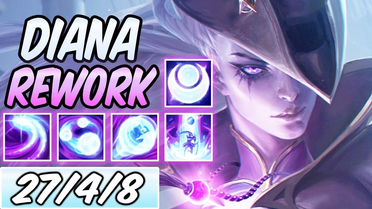 S+ DIANA REWORK GUIDE | New Build & Runes 40% CDR | Diamond Commentary | League of Legends | S10
