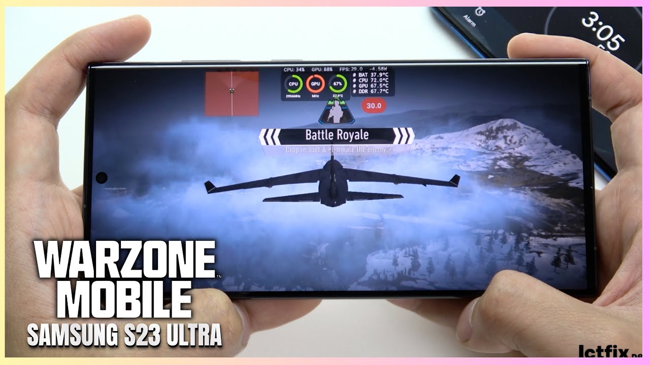 Samsung S23 Ultra Call of Duty Warzone Mobile Gaming test Update | Snapdragon 8 Gen 2, 120Hz Display