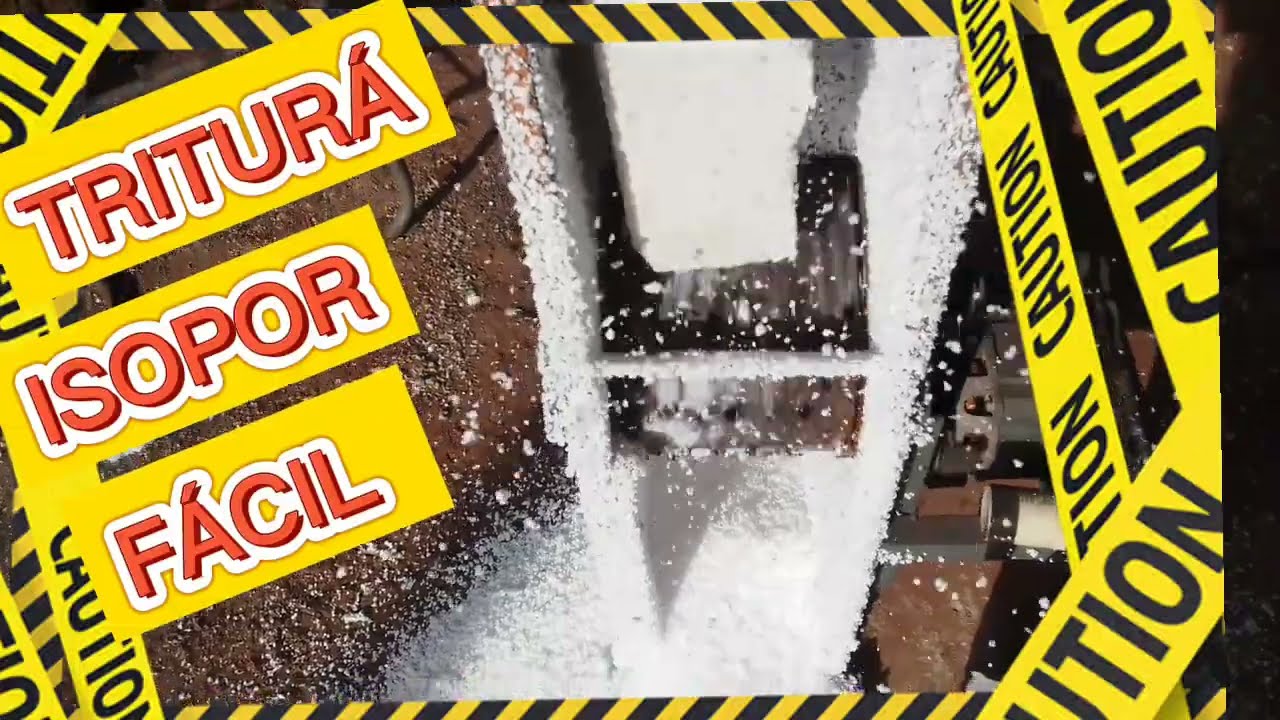 COMO HACER MAQUINA TRITURADORA DE ISOPOR.(episodio #4)