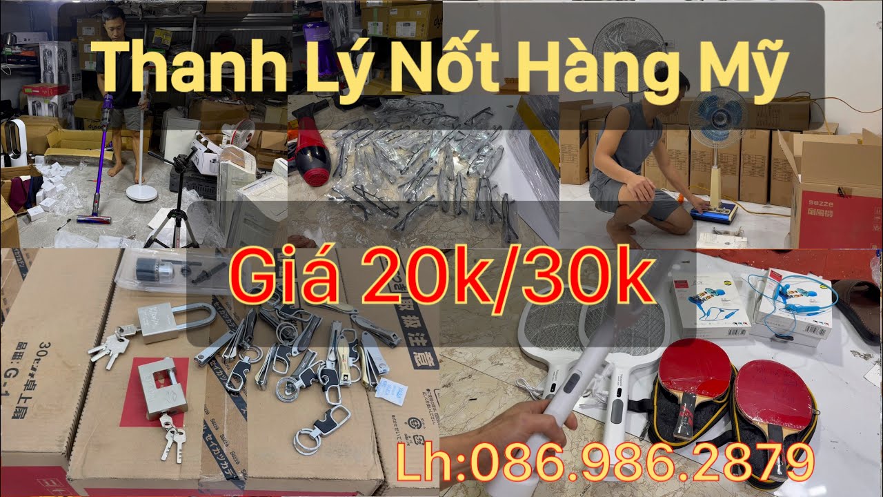 Thanh Lý Hàng Mỹ_20k/30k_Ổ khóa USA_Quạt Nhật các loại_Quạt Mỹ_Bộ áo Mỹ_Kính Lão Nhật bãi giá rẻ
