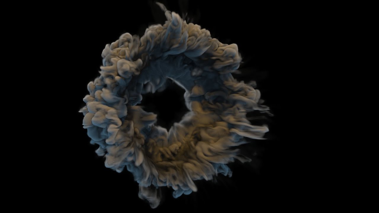 Creating smoke in Houdini, from a particle source with a custom velocity field