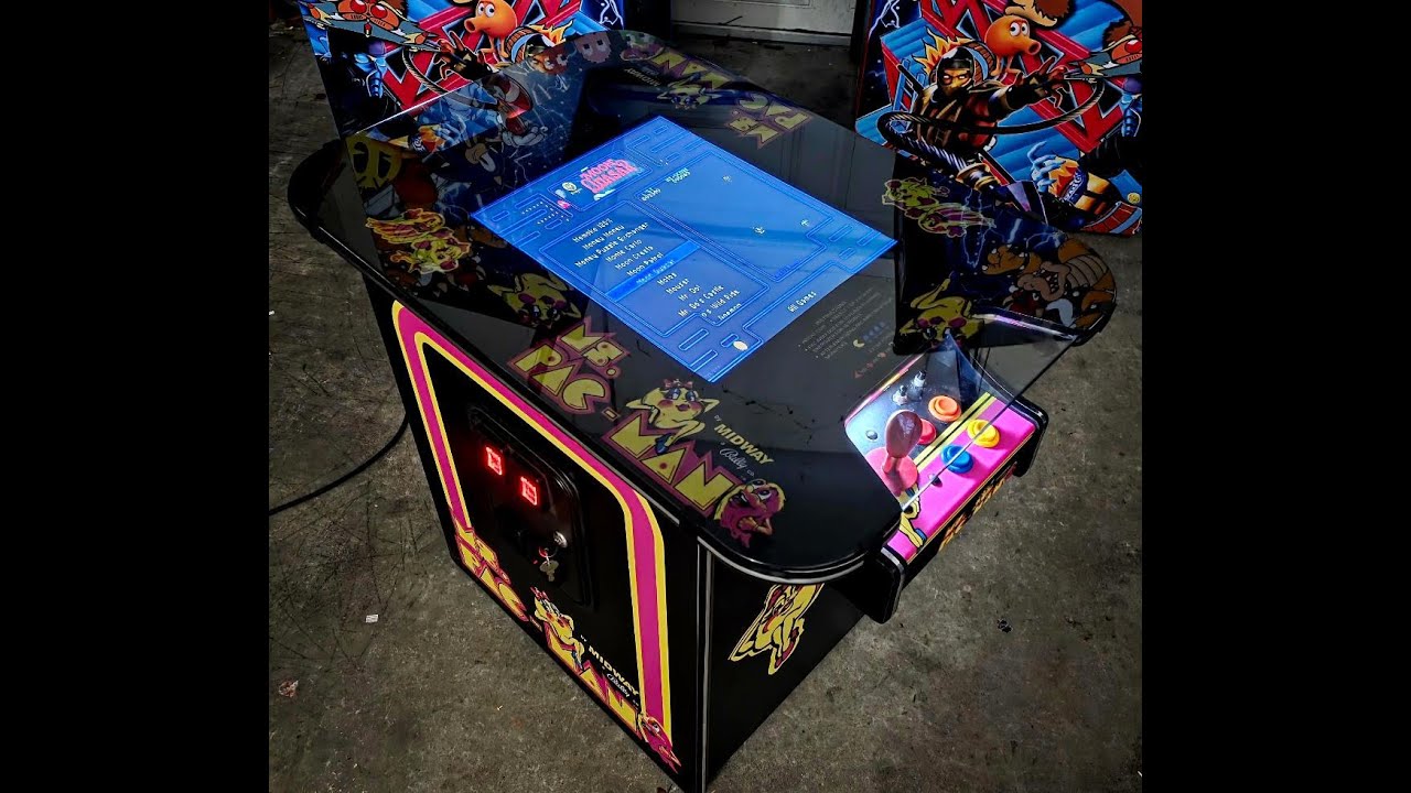 The Supercade Cocktail Table from Atlantic Arcade Sales - Plays split screen / head to head games