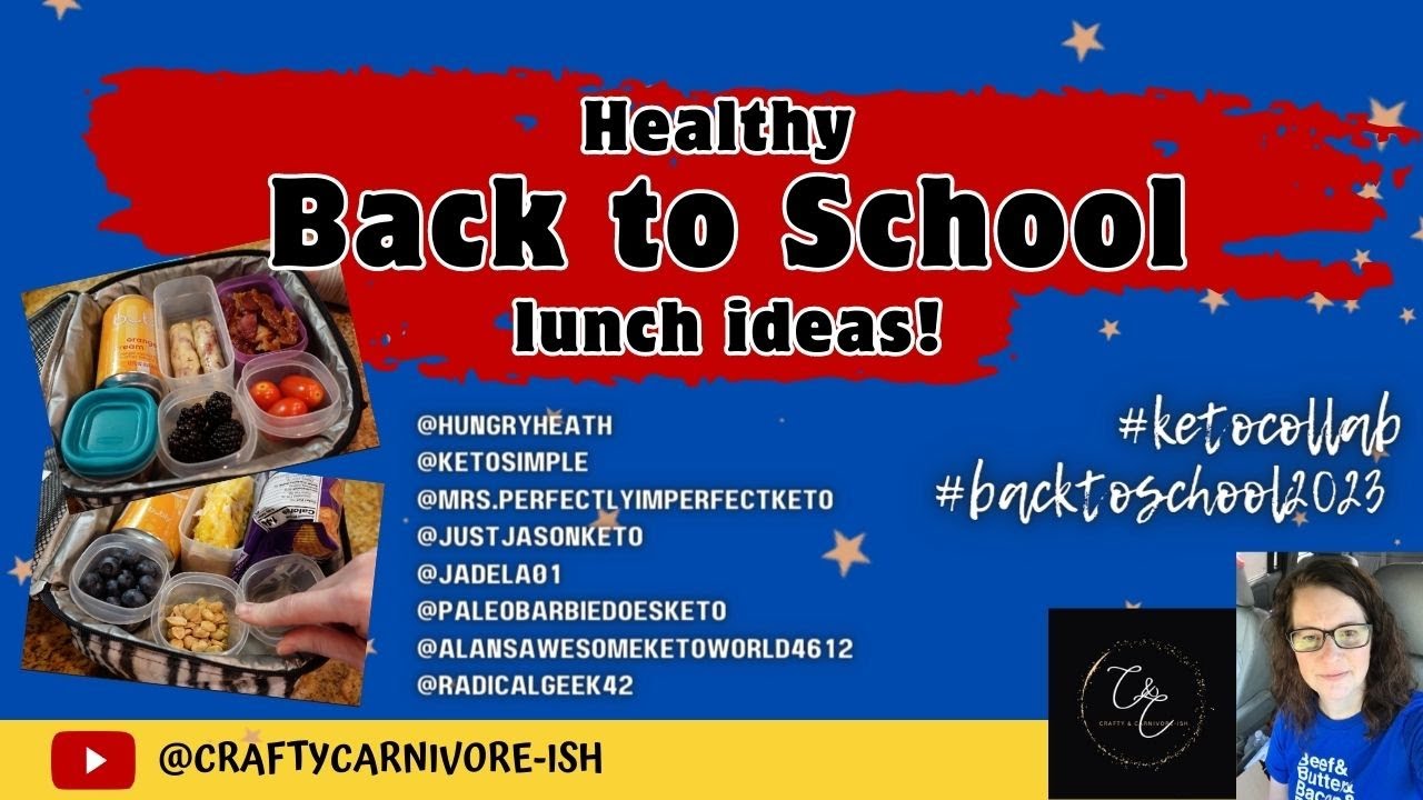 HEALTHY School Lunch ideas!! Keto Lunches; Low carb lunches #ketocollab #backtoschool2023