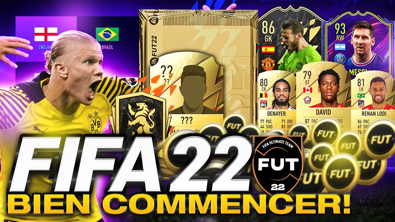 COMMENT BIEN COMMENCER FIFA 22 Ultimate Team avec 0€ - Nos Premiers Packs & Matchs Rivals! #1