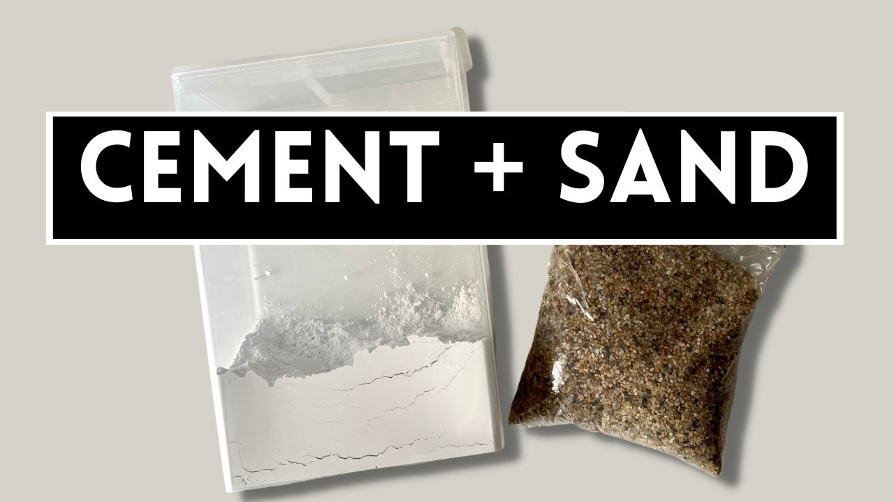 Making Jar with White Cement and Sand | New Technique | Wet Sanding vs Dry Sanding Method