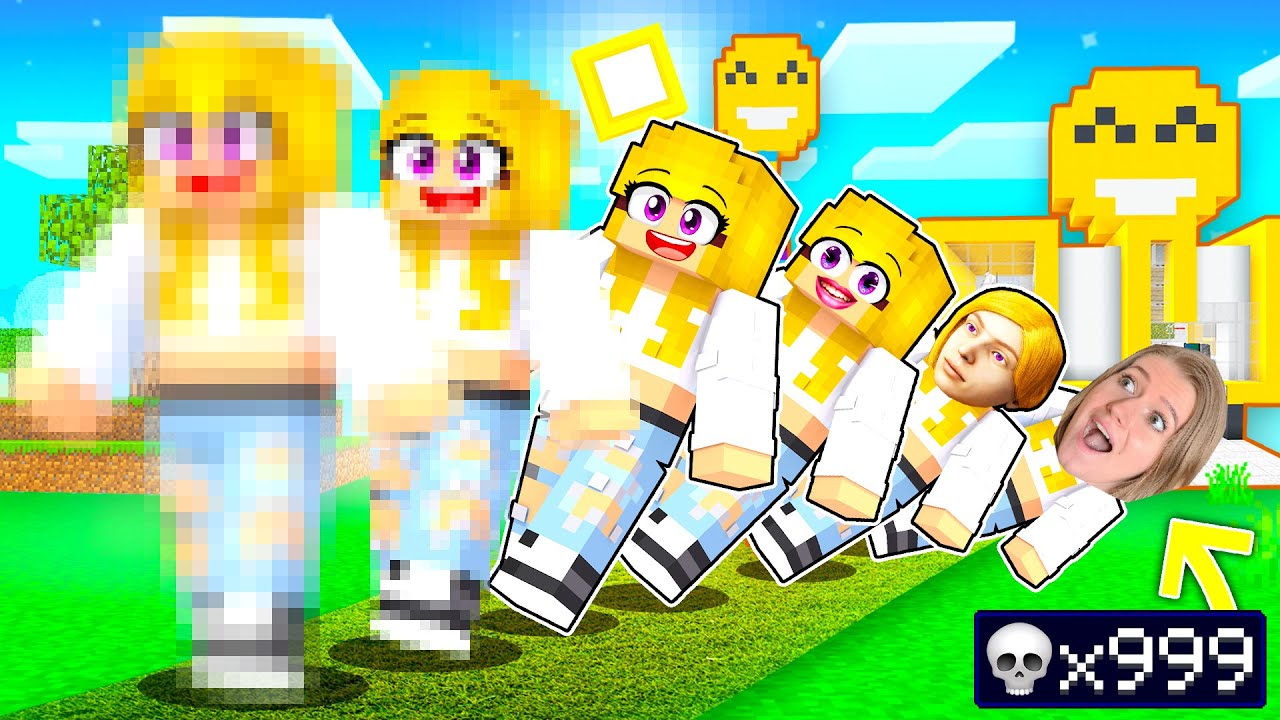 MINECRAFT ale KAŻDA ŚMIERĆ PATI = REALISTYCZNA WIOSKA SMILESLOW!