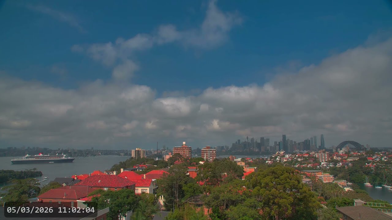 Webcam Sydney Australia 4K60 HDR Live Stream