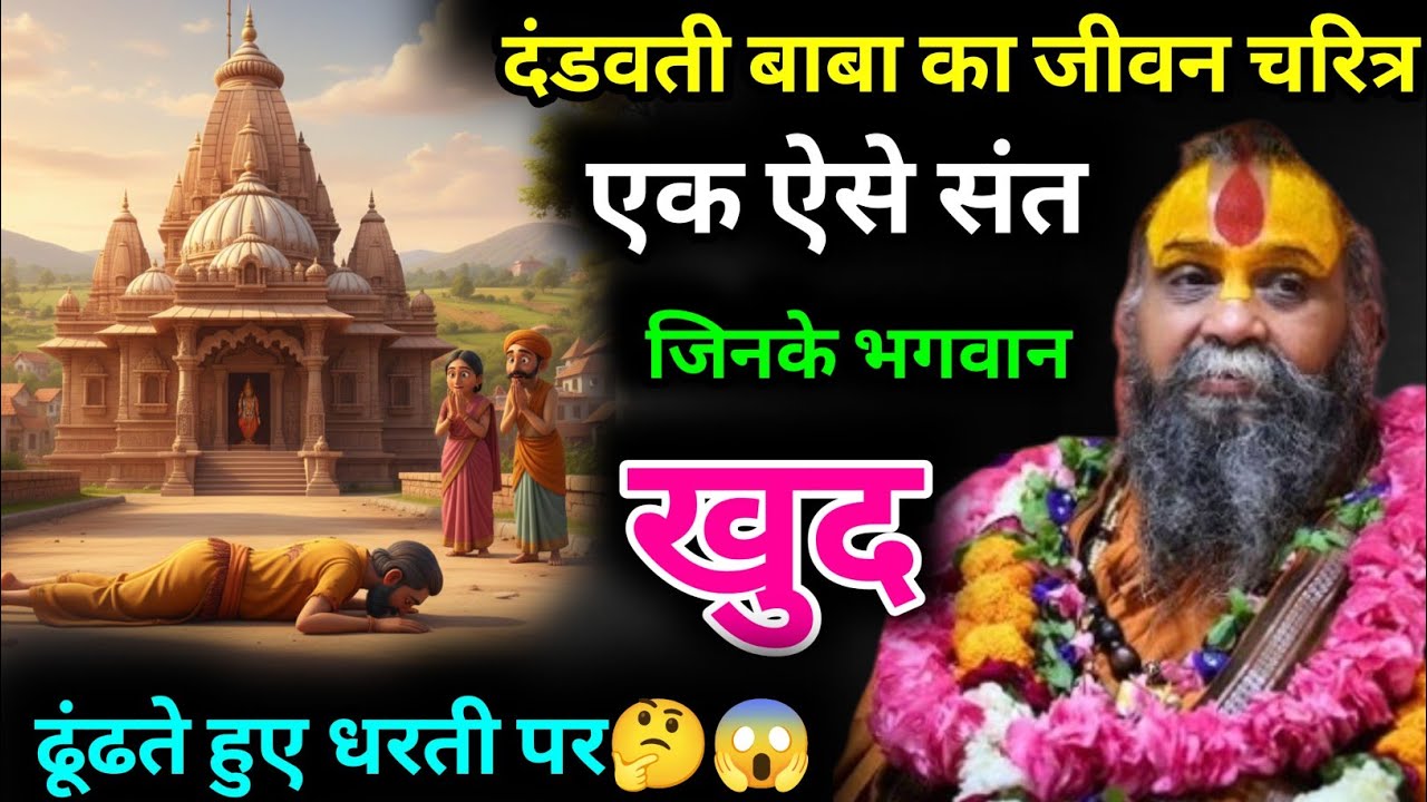 दंडवती बाबा का जीवन चरित्र🙏एक ऐसे संत जिनके भगवान खुद ढूंढते हुए धरती पर🤔😱 आये#rajendradasjimaharaj 